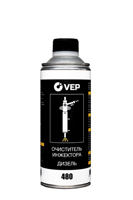 VEP Очиститель инжектора ДИЗЕЛЬ, 480 мл DC00480.12 - фото 6110