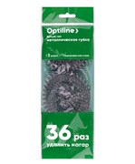OPTILINE Губка металлическая 12 г, 3 шт 31-6567