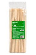 OPTILINE Шампуры для шашлыка, бамбуковые, 20 см, 100 шт 10-3026