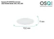 OSQ Крышка PP ANTIFOG плоская ROUND BOWL 300, 400, 500 Flat PP ANTIFOG lid OSQ RB 300, 400, 500 (600)