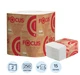 FOCUS Туалетная бумага, 250 л, 2-сл, белая, 10,8х23 см, V-сл, 15 уп (5083735) 12-1620