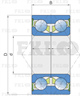 FKL Подшипник шариковый двухрядный 306230 306230-FKL - фото 5188