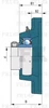 FKL Подшипниковый узел LEN206-2F LEN206-2F-FKL