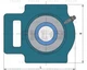 FKL Подшипниковый узел LET205-2F LET205-2F-FKL