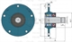 FKL Ступица режущего узла правая PL-185-M30-R+M30x1.5 (LEMKEN 5554502) PL-185-M30-R+M30x1.5-FKL - фото 5771