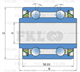 FKL Подшипник шариковый двухрядный SL5203.B-2T SL5203.B-2T-FKL - фото 5792