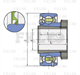 FKL Подшипник шариковый UH206/25-2S.H.T (1680205) UH206/25-2S.H.T-FKL - фото 5833