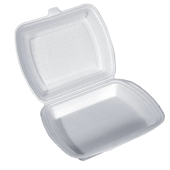 Ланч-бокс LBE-1 ВПС, 1-секция, 249х207х61 мм, белый, 100 штук 17-3074