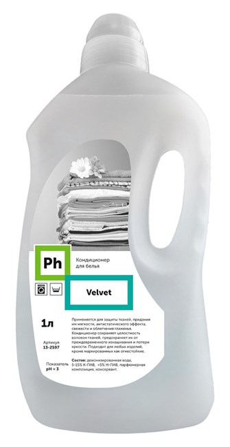 Ph Velvet Кондиционер для белья, 1 литр 13-2597