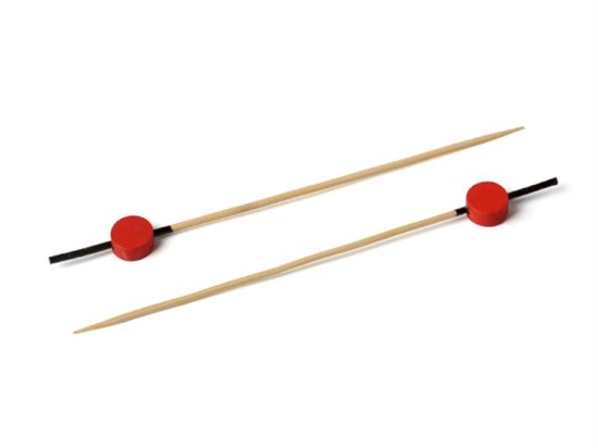 OPTILINE Пики для канапе Ягода, деревянные, 12 см, 100 шт. 10-1115