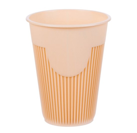 Стакан для горячих напитков 350 мл, крафт полипропилен, 10 шт 19-6943