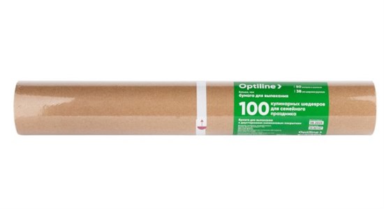 OPTILINE Бумага для выпекания силикон., 38 см x 50 м 39-2603