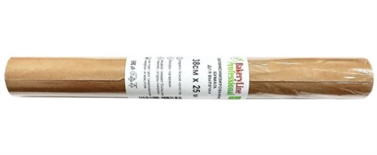 Бумага д/выпечки 38см х25м Bakery Line коричневая в пленке 39-0780