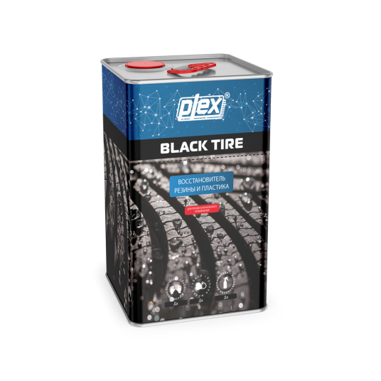 PLEX Чернитель покрышек (восстановитель пластика) Black Tire, 5 л MB001014 - фото 4805