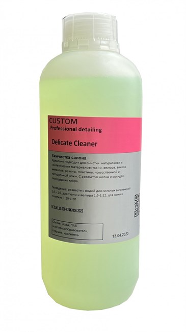 CUSTOM Средство для химчистки салона Delicate Cleaner, 1 л CM-00091-1 - фото 5249