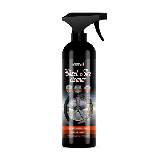 MEGVIT Очиститель шин Wheel & Tire Cleaner, 500 мл MB007404 - фото 5667