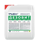 PLEX Нейтральное беспенное высококонцентрированное средство Дезовит, 5л (M) PX067-5