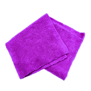 Салфетка из микрофибры пурпурная 40х40 см (без обметки краев) 400 г/м2 MD39 PURPLE