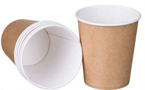 Стакан бумажный 250/270 мл, 80 мм, крафт, 50 шт 19-6454