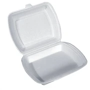 Ланч-бокс LBE-1 ВПС, 1-секция, 249х207х61 мм, белый, 100 штук 17-3074