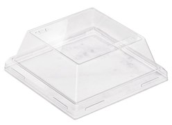 Крышка купольная к контейнеру 550 мл, 130х130х45 мм, 50 шт 19-5183