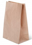 Пакет бумажный на вынос 180х120х290 мм, коричневый, 100 шт 21-0332