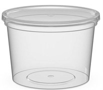 Банка под пресервы 500 мл, 112 мм, без крышки, прозрачная, 20 шт 17-3502