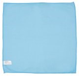 OPTILINE Салфетка из микрофибры 40х40 см, для стекол и зеркал, 250 г/м2, голубая 31-7366