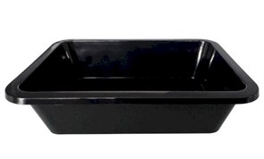 Контейнер для соуса 50 мл, прямоугольный 82х62х20 мм, черный ПП, 630 штук 17-4195