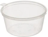 OPTILINE Контейнер для соуса 50 мл, круглый с неразъемной крышкой, прозрачный 17-1825