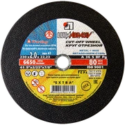 LUGAABRASIV Круг отрезной 230х2,0х22 A 36 S BF 80 (14А БУ) мет. D11002302220000