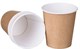 Стакан бумажный 250/270 мл, 80 мм, крафт, 50 шт 19-6454