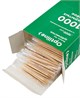 OPTILINE Зубочистки бамбуковые в индивид. полиэтиленовой упак., 1000 штук 10-0714