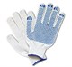 ТЕХНОПРОДУКТ 951 Перчатки ХБ с ПВХ точка, 5 нитей, 10 кл., белые (10 пар) TP951001W