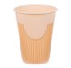 Стакан для горячих напитков 350 мл, крафт полипропилен, 10 шт 19-6943