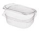 Контейнер с неразъемной крышкой 500 мл, 155х129х47 мм, овальный, РКС-500, 546 шт 17-3537