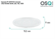 OSQ Крышка PP ANTIFOG плоская ROUND BOWL 620, 750, 1000, 45 шт Flat PP ANTIFOG lid OSQ RB 620, 750, 1000 (270)