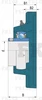 FKL Подшипниковый узел LEF206-2F LEF206-2F-FKL