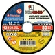 LUGAABRASIV Круг отрезной 125х1,0х22 A 54 S BF 80 (14А БУ) мет.+нерж. D11001252210000