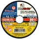 LUGAABRASIV Круг отрезной 125х1,6х22 A 40 S BF 80 (14А БУ) мет.+нерж. D11001252216000